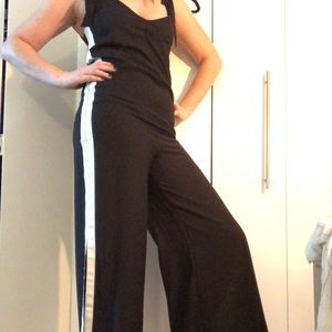Black ASOS Wide-leg jumpsuit